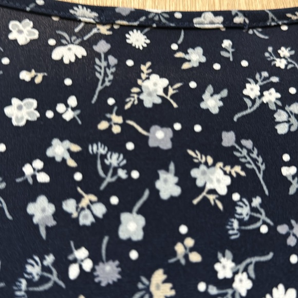 Navy blue floral Dress - Picture 7 of 7